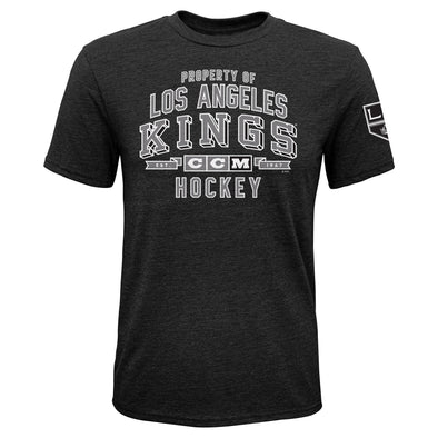 CCM NHL Youth (8-20) Los Angeles Kings Property Block Short Sleeve T-Shirt