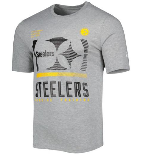 New Era Men's Pittsburgh Steelers Combine Authentic Red Zone T-Shirt