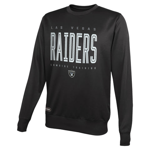 Outerstuff NFL Men's Las Vegas Raiders Top Pick Performance Fleece Sweater