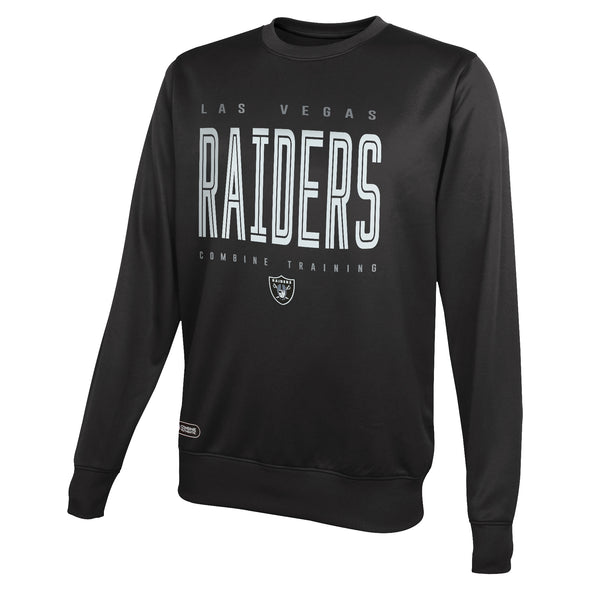 Outerstuff NFL Men's Las Vegas Raiders Top Pick Performance Fleece Sweater