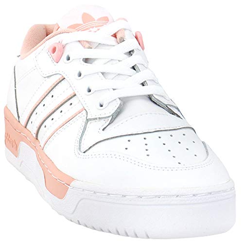 Adidas Junior Big Boy Rivalry Casual Sneakers, White/Glow Pink
