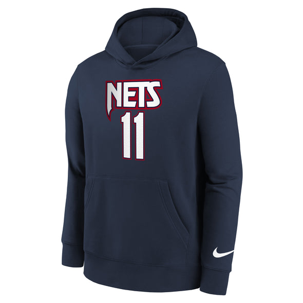 Nike NBA Youth Boys Brooklyn Nets Kyrie Irving #11 Fleece Essential Hoodie