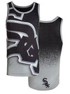 MLB Men's Chicago White Sox Big Logo Tank Top Shirt, Black/Gray