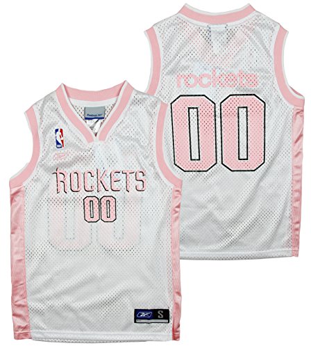 Houston Rockets NBA Girl's Replica Pink Jersey