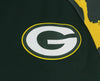 Zubaz NFL Men's Green Bay Packers  Full Zip Hoodie with Lava Sleeves