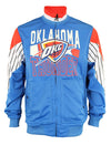 Zipway NBA Men's Oklahoma City Thunder Step Up Full Zip Athletic Jacket