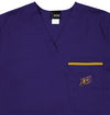 Fabrique Innovations NCAA Unisex East Carolina Pirates Team Color Scrub Top