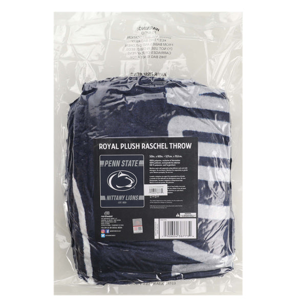 Northwest NCAA Penn State Nittany Lions Legion Raschel Throw, 50" x 60"