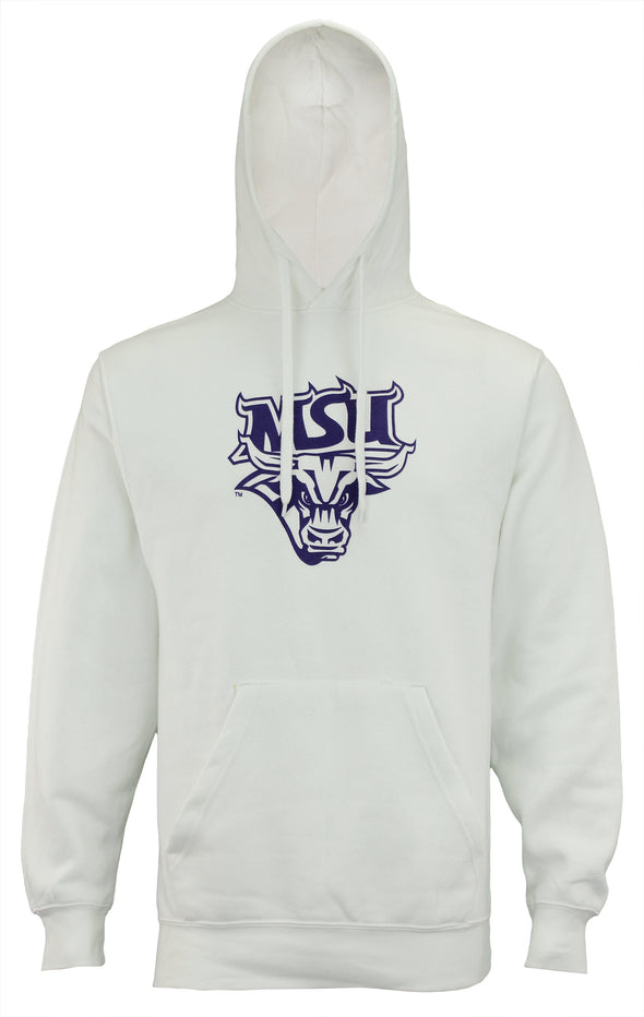 Outerstuff NCAA Men's Minnesota State Mankato Mavericks FZ Team Logo Hoodie, White