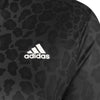 Adidas Women's Hyperglam Zip Crop Top Tee, Multicolor/Carbon