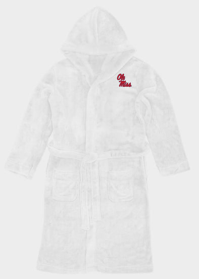 Northwest NCAA Men's Mississippi Rebels Hooded Silk Touch Robe, 26" x 47"