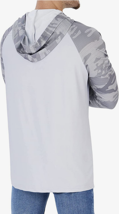 Zubaz Washington Football Team NFL Men's Lightweight Hoodie w/ Tonal Camo Sleeves