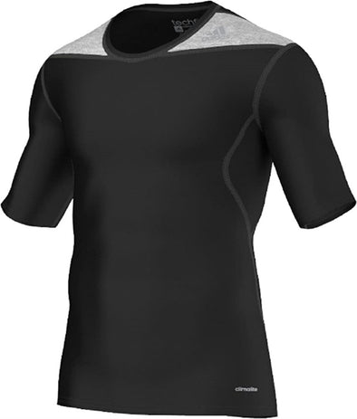 adidas Men's Tech Fit Base Short Sleeve Shirt, Color Options