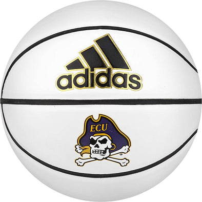 Adidas NCAA East Carolina Pirates Mini Autograph Basketball, Size 3