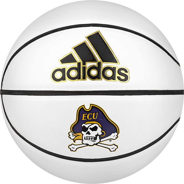 Adidas NCAA East Carolina Pirates Mini Autograph Basketball, Size 3