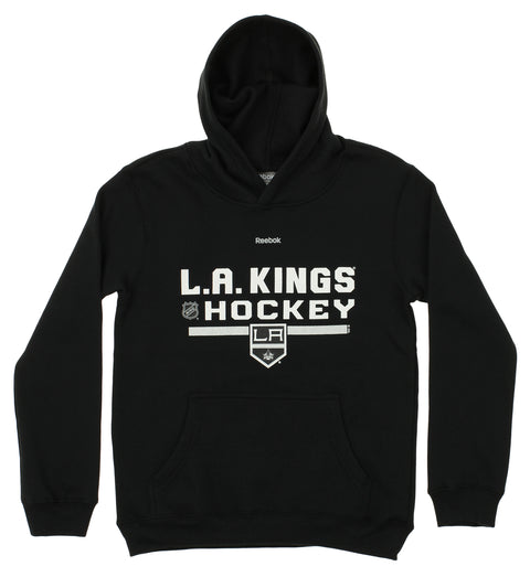 Reebok NHL Youth Los Angeles Kings Basic Team Hoodie, Black