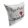 Northwest NBA Chicago Bulls Sweet Home Fan 2 Piece Throw Pillow Cover, 18x18