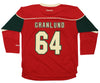 Reebok NHL Boys Youth Minnesota Wild Mikael Granlund #64 Home Premier Hockey Jersey, Red
