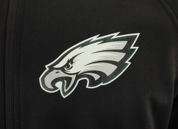 Zubaz NFL Philadelphia Eagles Men Heavyweight Full Zip  Fleece Hoodie