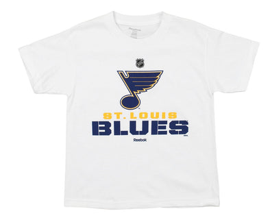 Reebok NHL Youth St. Louis Blues "Clean Cut" Short Sleeve Graphic Tee