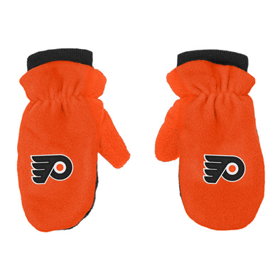 Outerstuff NHL Infant Philadelphia Flyers Fleece Mittens, One Size