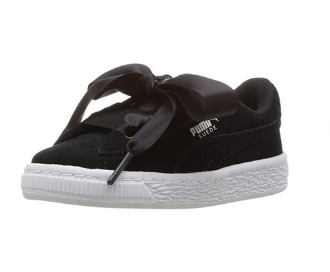 PUMA Kids' Suede Heart Ps-K Sneaker, Color Options