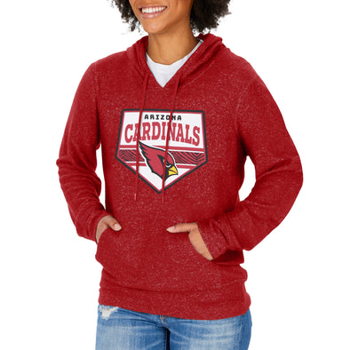 Zubaz NFL Women's Arizona Cardinals Team Color Soft Hoodie