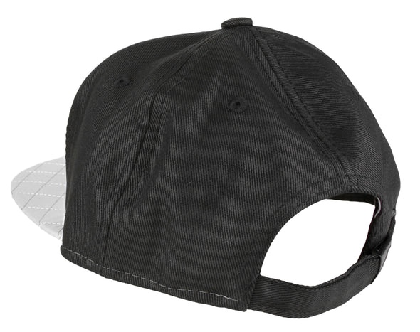 Flat Fitty Wiz Khalifa Quilted Cap Hat, White and Black