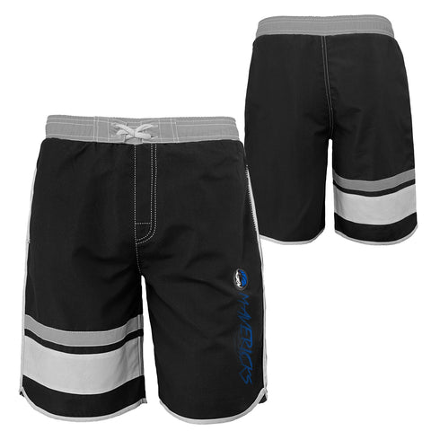 Outerstuff NBA Youth Boys (8-20) Dallas Mavericks Color Block Swim Trunks