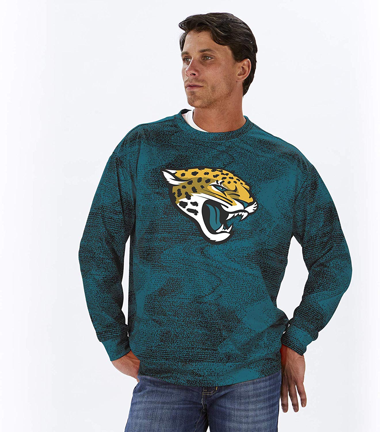 Zubaz Men's Crew Neck Sweatshirt