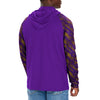 Zubaz NFL Men's Minnesota Vikings Viper Print Pullover Hooded Sweatshirt