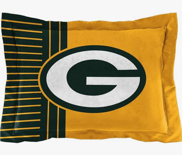 Northwest NFL Green Bay Packers Safety FULL/QUEEN Comforter and Shams