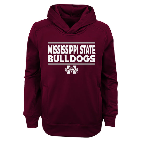 Outerstuff NCAA Youth (8-20) Mississippi State Bulldog Replen Performance Hoodie
