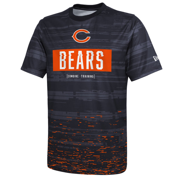New Era Chicago Bears NFL Men's Sweep Sublimation Short Sleeve T-Shirt, Blue