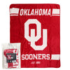 Northwest NCAA Oklahoma Sooners Legion Raschel Throw, 50" x 60"