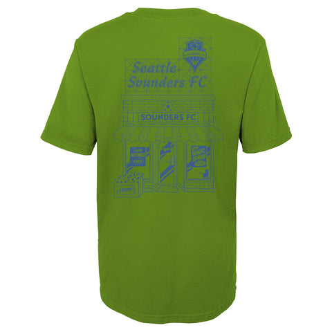 Adidas MLS Kids Boys (4-7) Seattle Sounders FC Quality MEGS Woodmark Tee