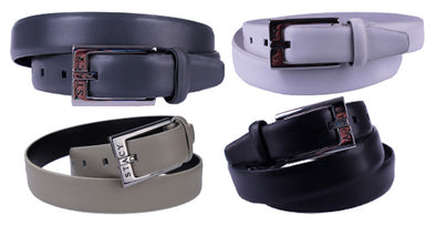 Stacy Adams 6-073 Leather w/ Contrast Stitching Mens Adjustable Belt