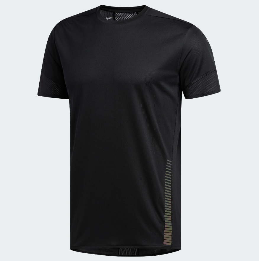 Adidas Men s 25 7 Rise Up N Run Tee Black