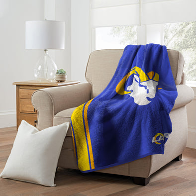 Northwest NFL Los Angeles Rams Sherpa Throw Blanket