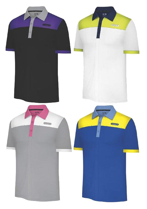 Adidas Men's Fashion Performance Color Block Pocket Polo Shirts I Color Options