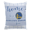 Northwest NBA Golden State Warriors 2 Piece Sweet Home Fan Pillow Cover, 15X12