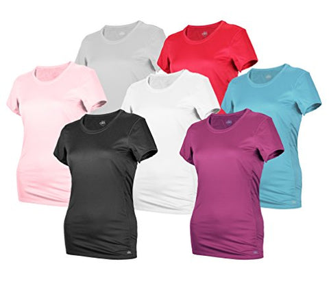 Alo Yoga Women's Mesh Back Short Sleeve Tee Athletic Top Gym Exercise Shirt