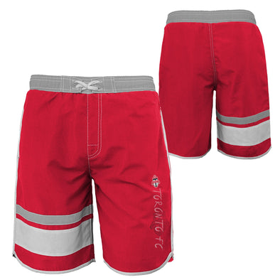 Outerstuff MLS Youth Toronto FC Color Block Swim Trunks