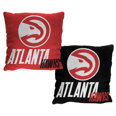 Northwest NBA Atlanta Hawks 20x20 Double Sided Jacquard Accent Throw Pillow