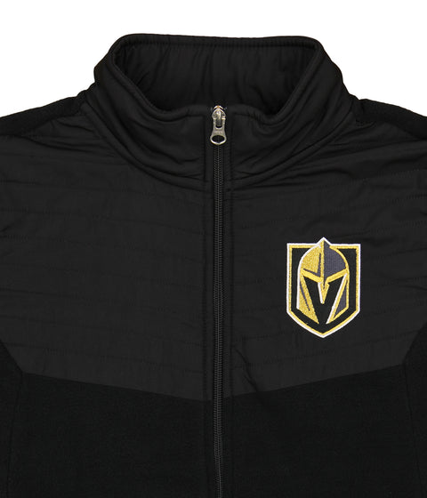 Outerstuff NHL Youth (4-18) Las Vegas Golden Knights Zip Up Fleece Jacket