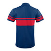 FOCO Men's NFL New England Patriots Stripe Polo Shirt