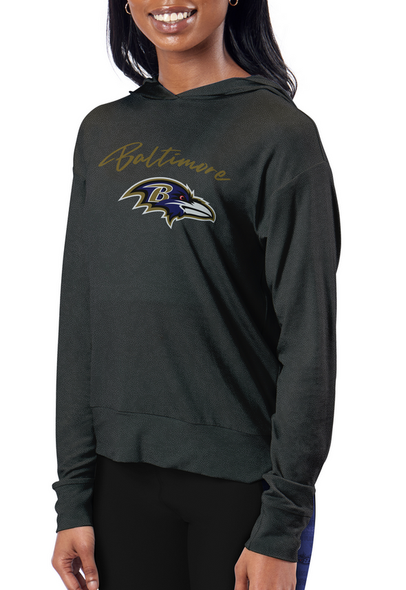 Certo By Northwest NFL Women's Baltimore Ravens Session Hooded Sweatshirt