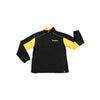 AFC NFL Men's Pittsburgh Steelers Micro Fleece Sideline Quarter Zip Jacket