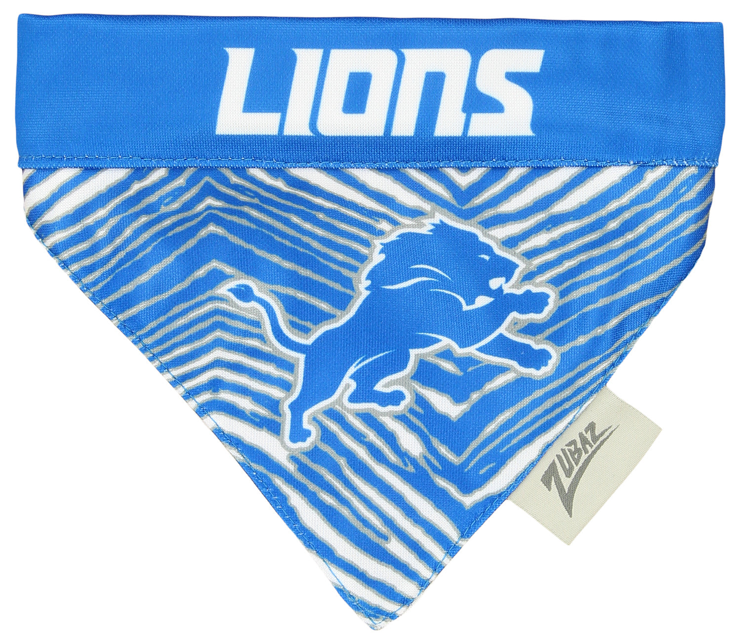 Detroit Lions Print Dog Bandana Over the Collar Dog Bandana 