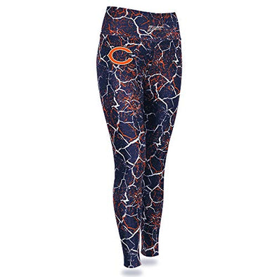 Zubaz NFL Women's Chicago Bears Team Marble Leggings